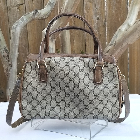Vintage Gucci GG 3 way medium satchel - Picture 5 of 8